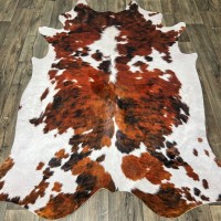 Турецкий ковер Cow 144 Белый-Оранжевый